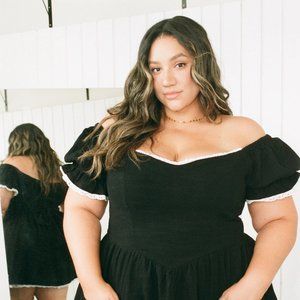 THE FRENCH VIRGIN LINEN MINI DRESS - Fashion Brand Company (Never Worn, 2XL)